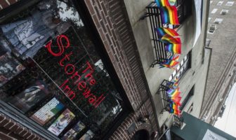 The Stonewall Inn anchors New York City's traditional gayborhood, the West Village.