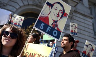 Rally Held In Support Of Renaming San Francisco Int'l Airport After Gay Rights Leader Harvey Milk