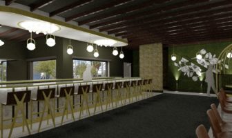 A new LGBT bar rendering in the Arts District
