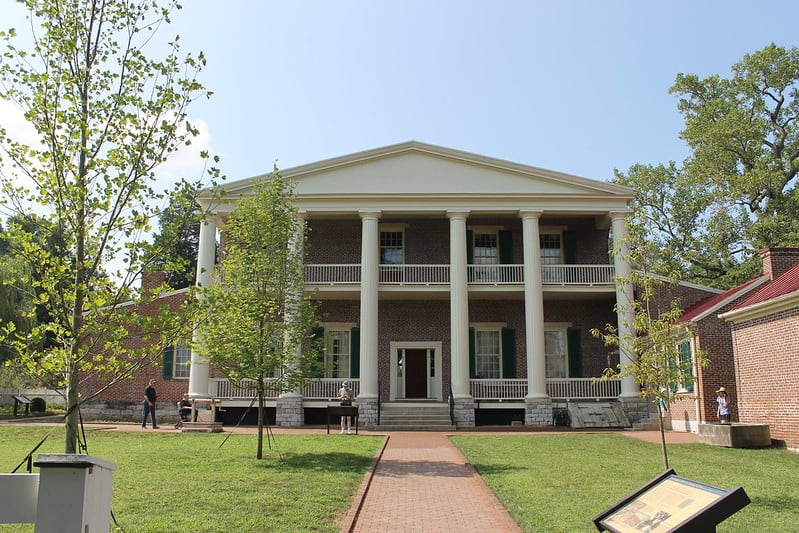 The Hermitage, historic plantation in Nashville, TN, showcasing President Andrew Jackson's legacy